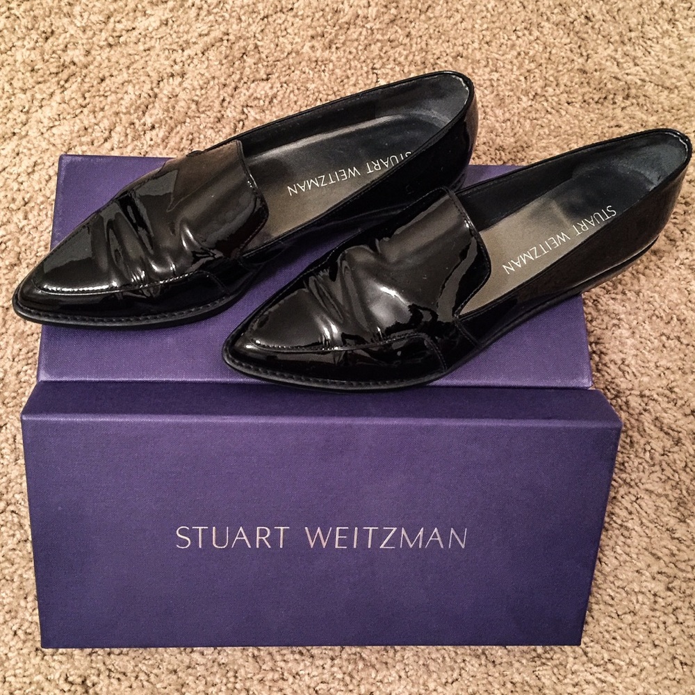 Stuart Weitzman Black Patent